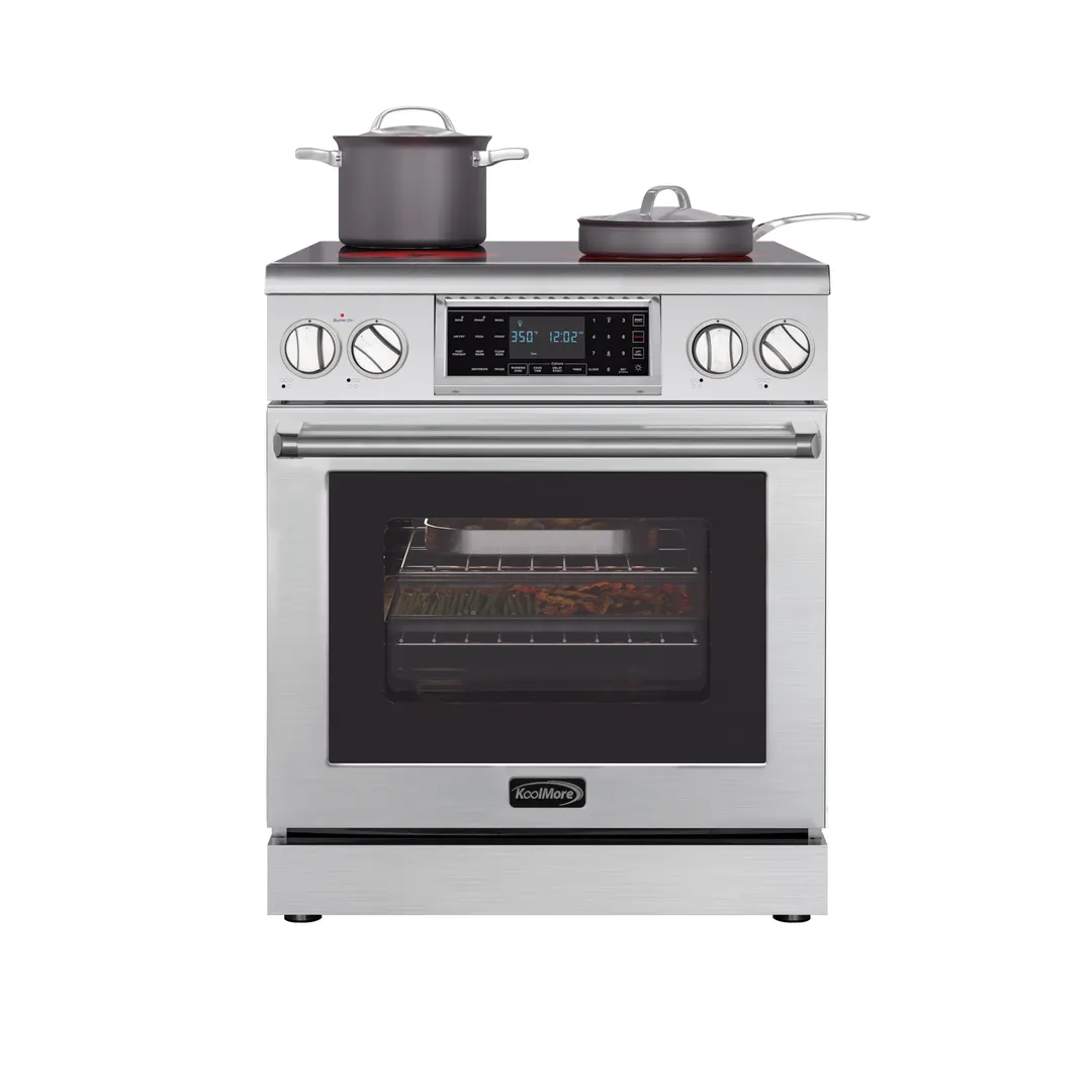Koolmore KM-EPR-30TDP-SS Professional Electric Range, 30"W X 30"D X 36"H