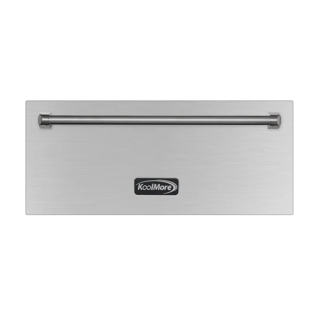 Koolmore KM-RWD-30SS Warming Drawer, 30"W X 25"D X 10-1/2"H, (3) Compartments