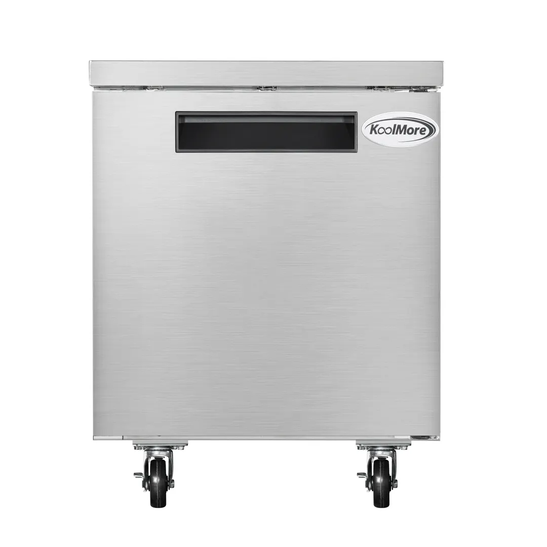 Koolmore KM-UCF-1DSS 27" 1-Door Undercounter Freezer Stainless Steel 5.4 cu. ft.