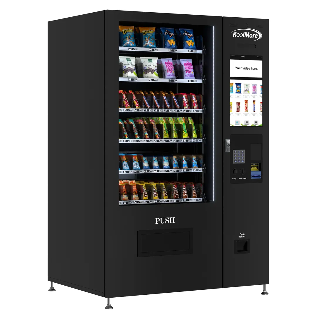 Koolmore KM-VMNT-50-BC Non Refrigerated Snack Vending Machine w/ (6) Shelves, (60) Slots