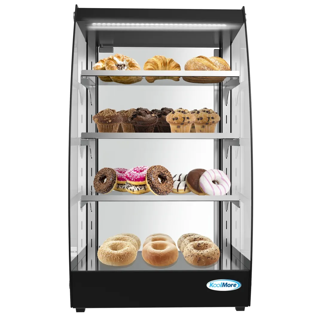 Koolmore DC-3CB 15" Non-Refrigerated Countertop Display Case