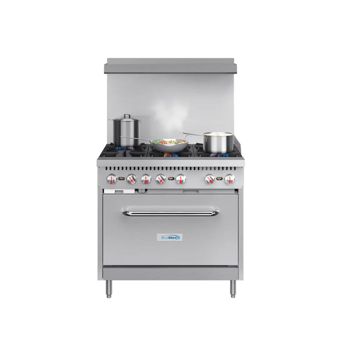 Koolmore KM-CR36-LP 36" Gas Restaurant Range