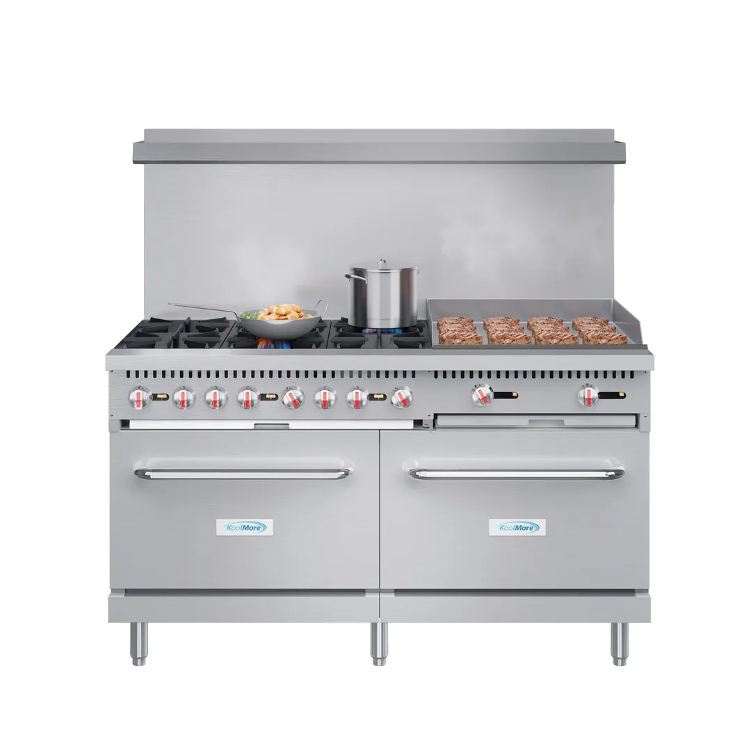 Koolmore KM-CRG60-NG 60" Gas Restaurant Range