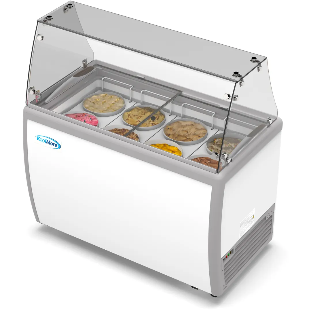 Koolmore KM-ICD-49SD-FG Gelato/Ice Cream Dipping Cabinet