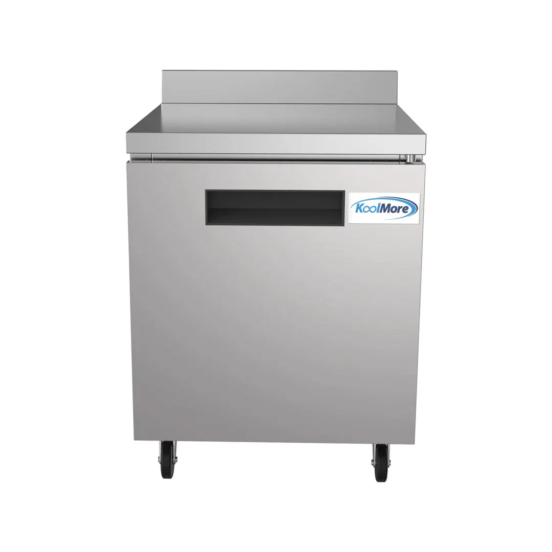 Koolmore RWT-1D-6C 27" 1-Section Worktop Refrigerator w/ 1 Door, 6.3 cu. ft.