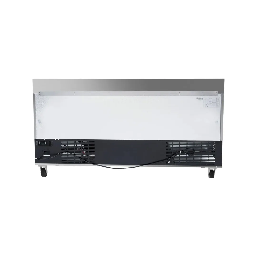 Koolmore RWT-3D-16C 71" 3-Section Worktop Refrigerator w/ 3 Doors, 16.9 cu. ft.