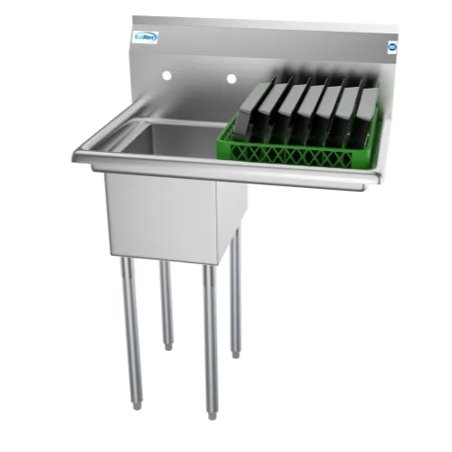Koolmore SA121610-16R3 One Compartment Sink, 31"W X 22"D X 44-1/2"H