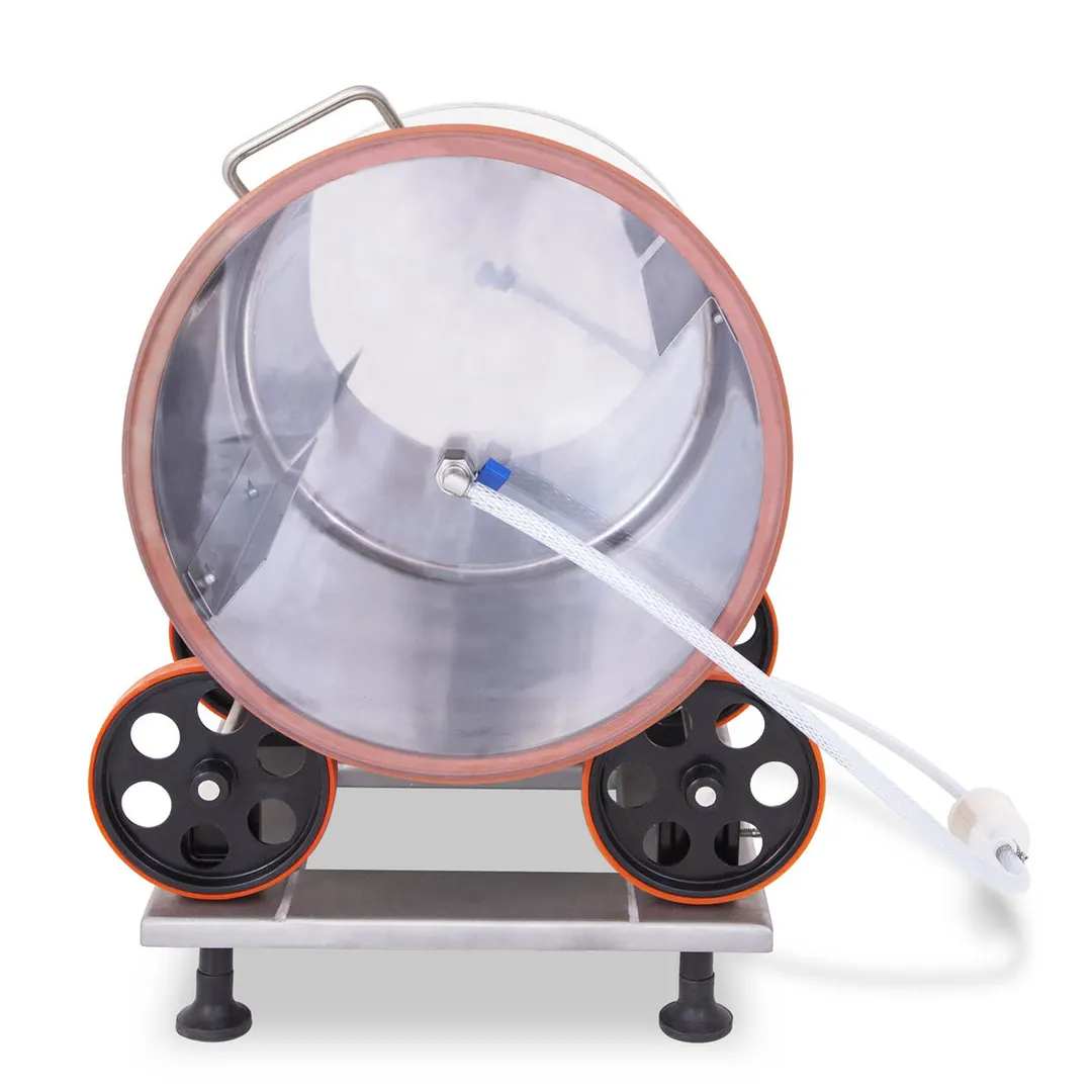 ProCut KMV-25 Electric Stainless Steel Vacuum Tumbler with 55 lbs Capacity, 100 Watts, 1/6 hp