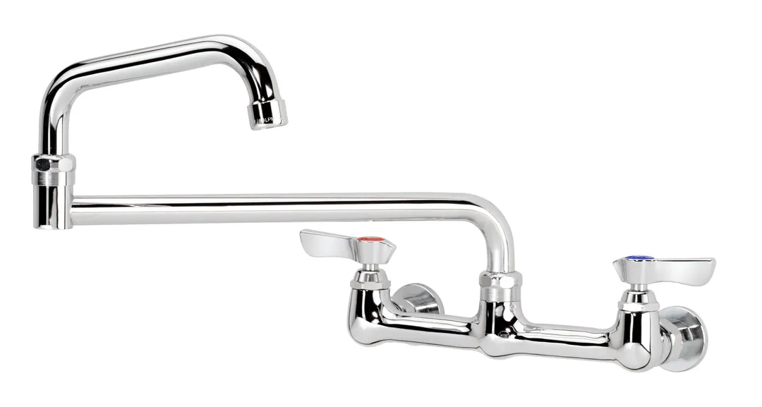Krowne 12-818L Krowne Silver Series Faucet, Splash-Mounted, 8" Centers