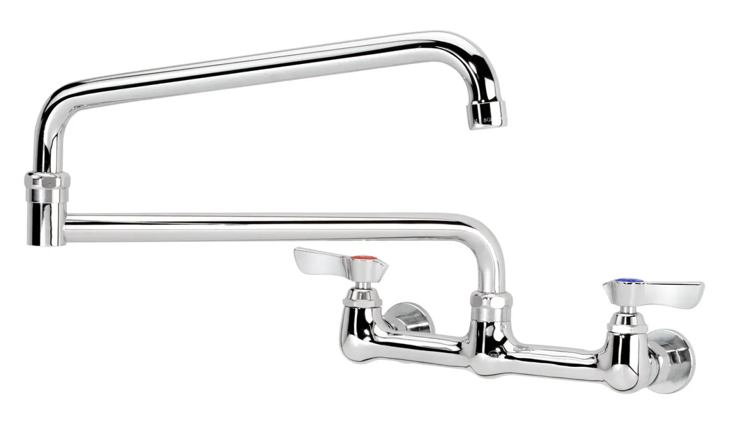 Krowne 12-824L Krowne Silver Series Faucet, Splash-Mounted, 8" Centers