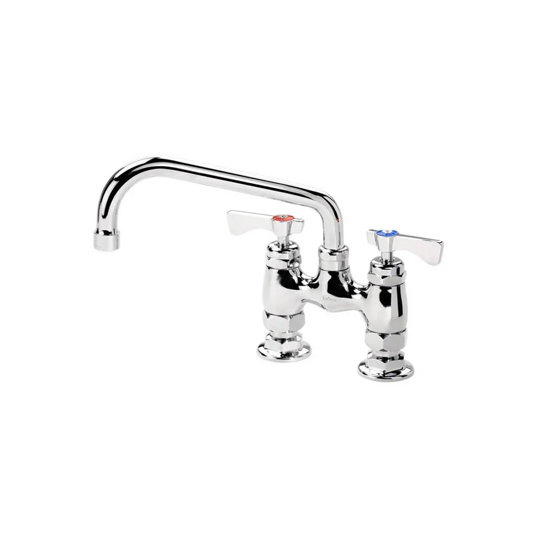Krowne 15-408L Royal Series Low Lead Deck Mount Faucet w/ 4" Centers, 8" Swing Spout