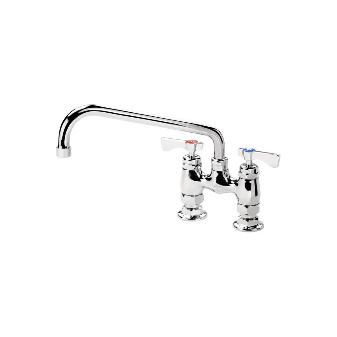 Krowne 15-410L Royal Series Low Lead Deck Mount Faucet w/ 4" Centers, 10" Swing Spout