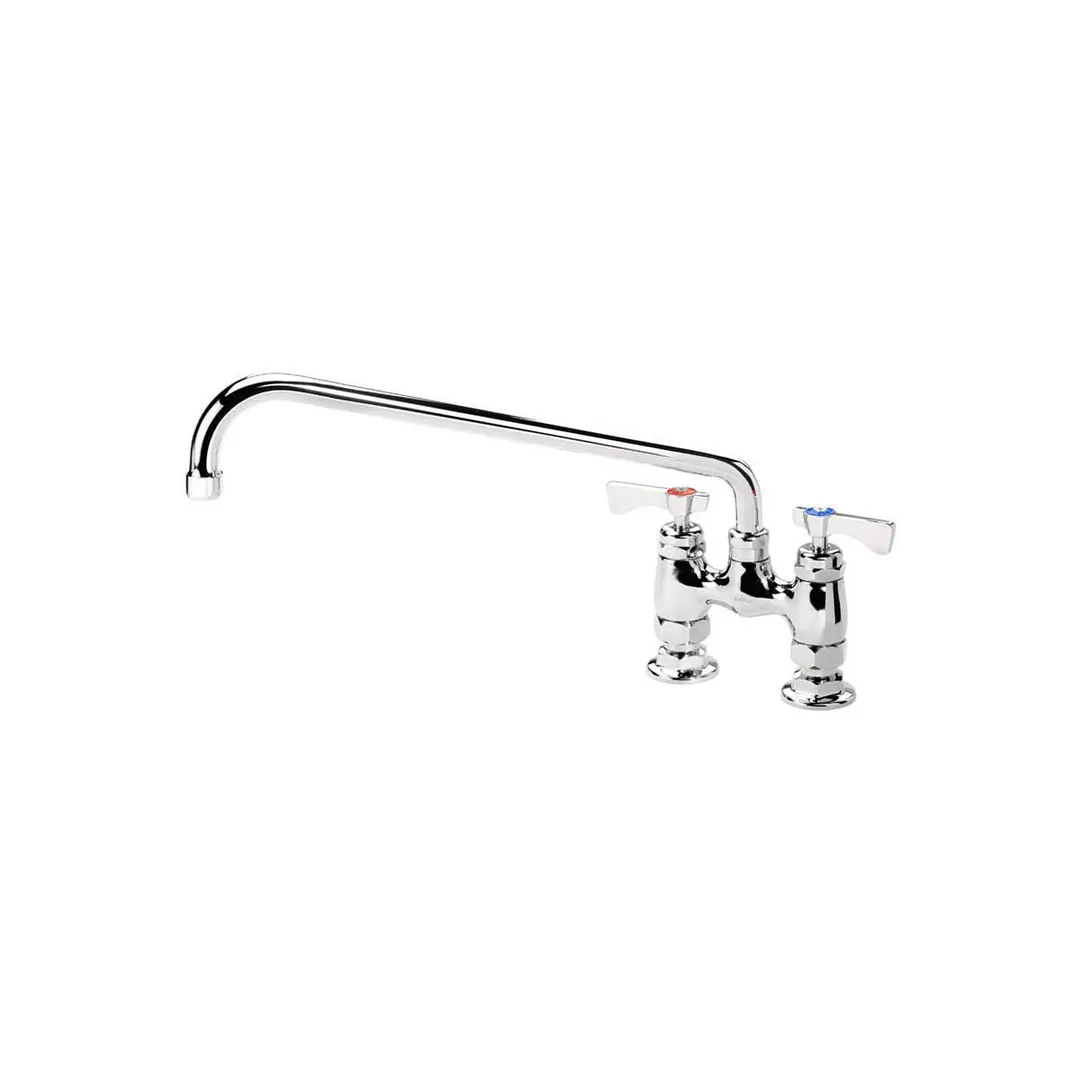 Krowne 15-414L Royal Series Low Lead Deck Mount Faucet w/ 4" Centers, 14" Swing Spout