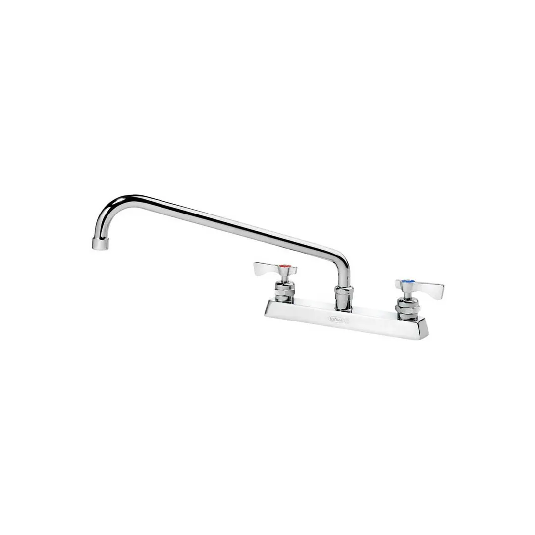 Krowne 15-514L Royal Series Low Lead Deck Mount Faucet w/ 8" Centers, 14" Swing Spout
