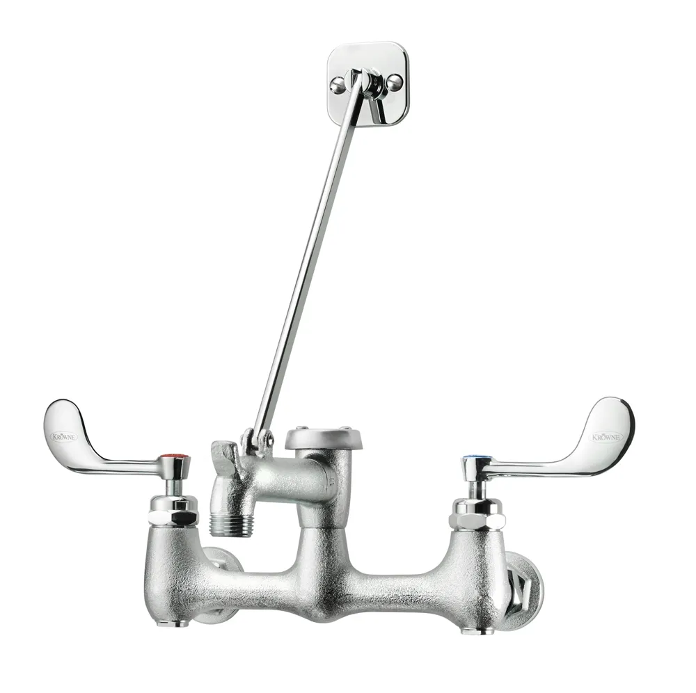 Krowne 16-127-W Krowne Royal Series Service Faucet, Splash-Mounted, 8" Centers