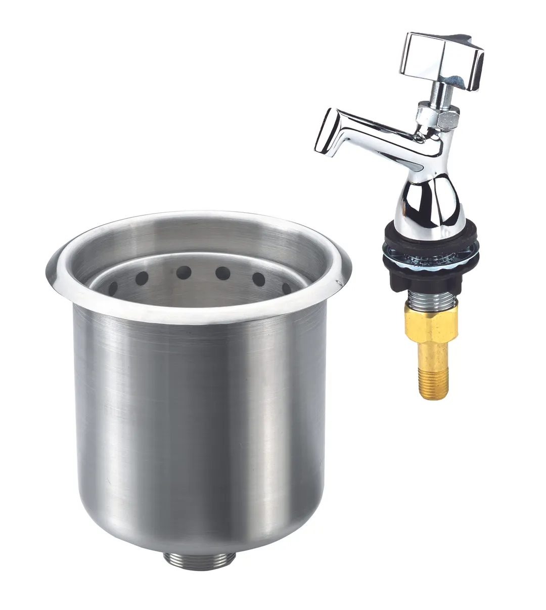 Krowne 16-149 Dipper Well, with Faucet, Low Lead Compliant