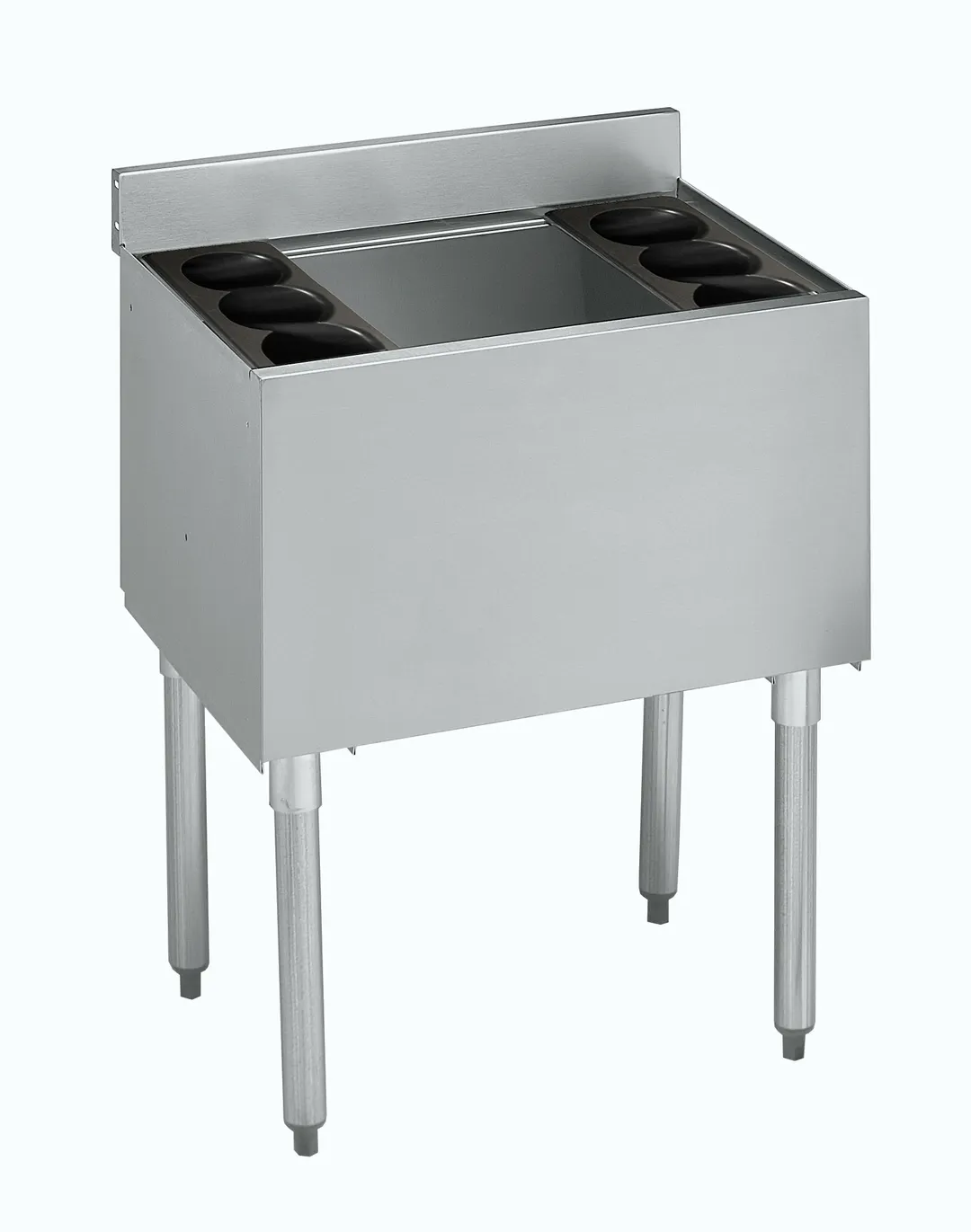Krowne 18-30-7 Silver Series Insulated Ice Bin with 7-Circuit Cold Plate & Full Sliding Cover