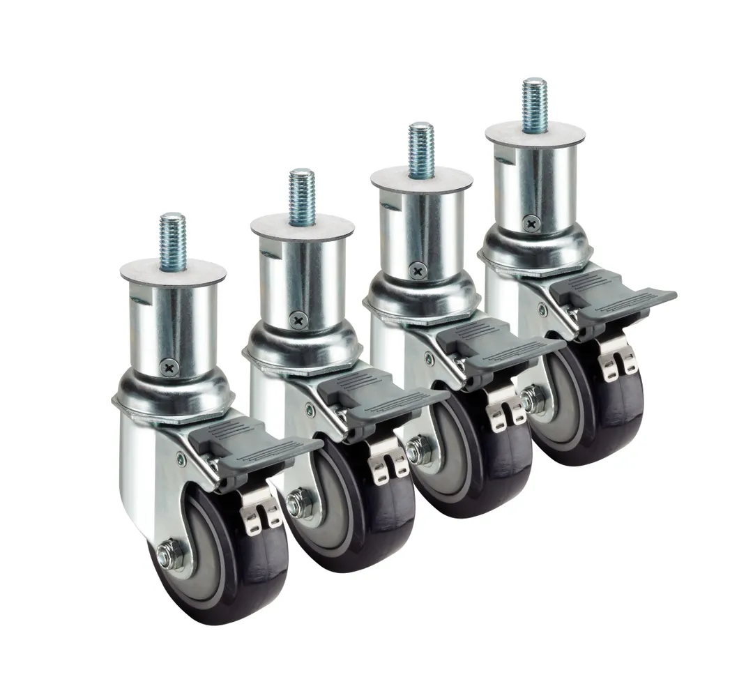 Krowne 28-156S Krowne Adjustable Height 1/2"-13 Threaded Stem Caster