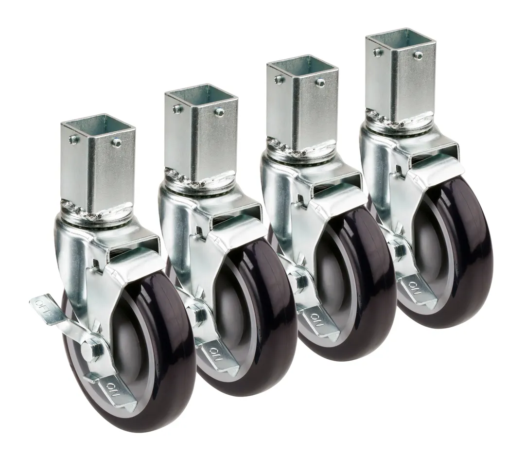 Krowne 28-174S Krowne 1-1/4" Square Post Shelving Caster, Locking Wheels