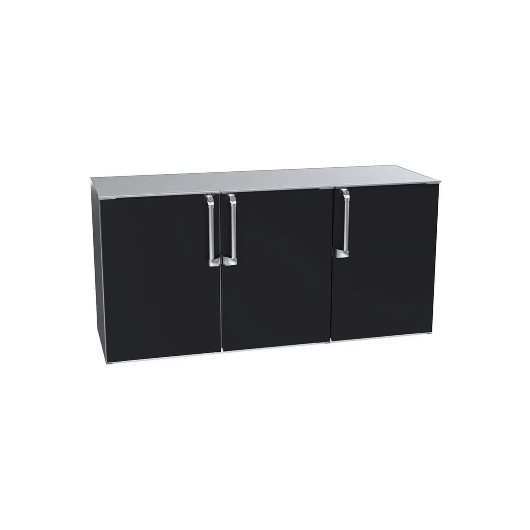 Krowne BD72 72" Three Section Back Bar Dry Storage Cabinet