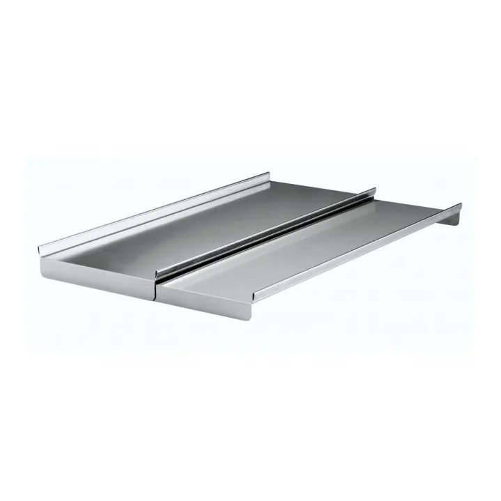 Krowne C-51 Sliding Cover for Pass-Thru Ice Bins, Stainless Steel / Polished Silver Finish