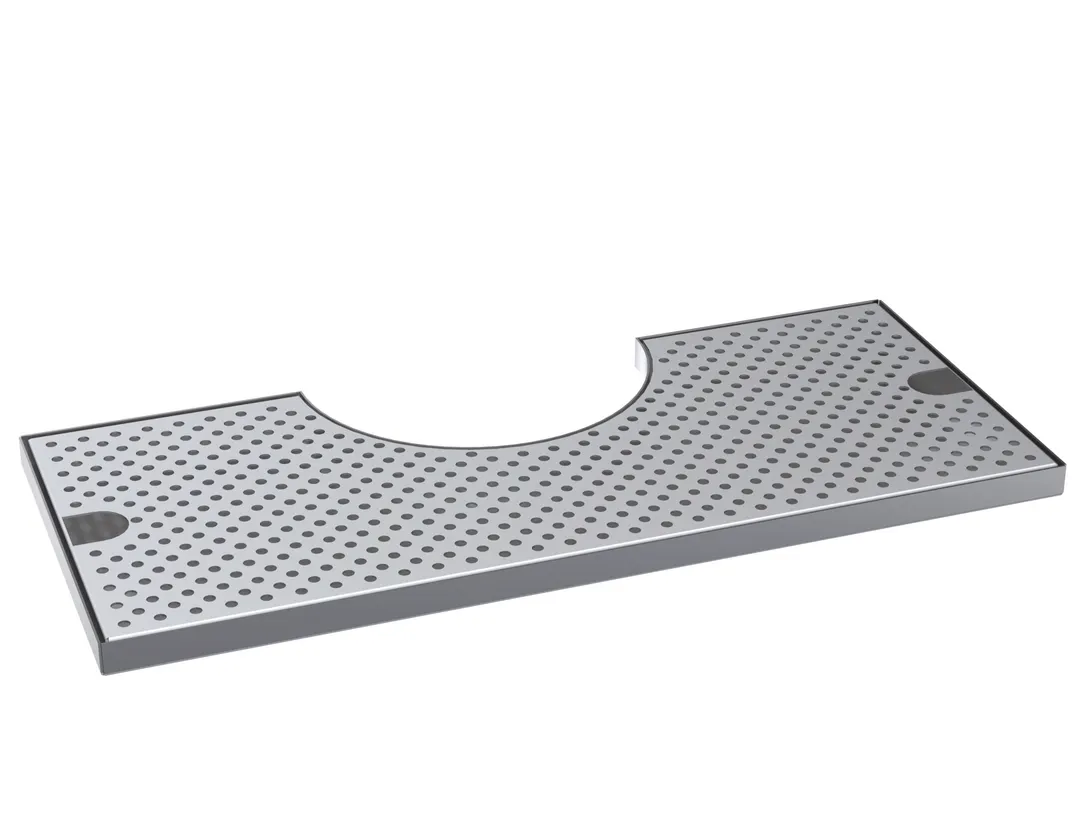 Krowne KDT-10X21S Drip Tray, 21"W X 10"D, with Notch To Sit Flush with Tower