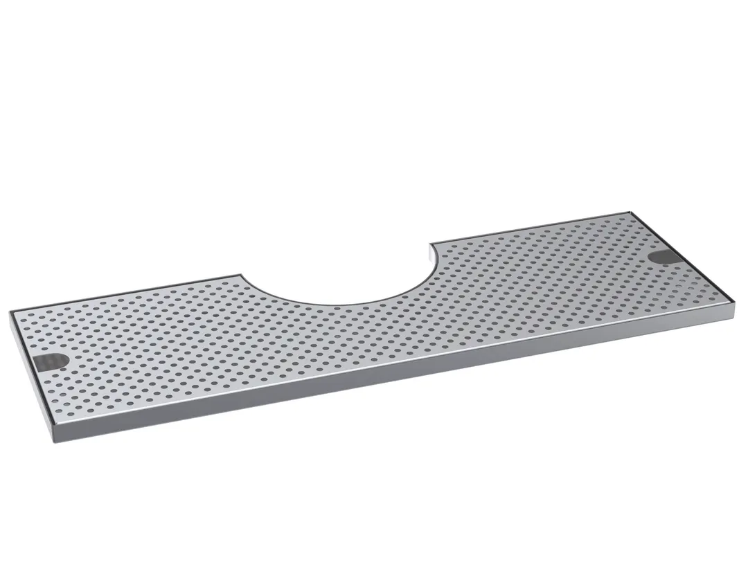 Krowne KDT-10X27S Drip Tray, 27"W X 10"D, with Notch To Sit Flush with Tower