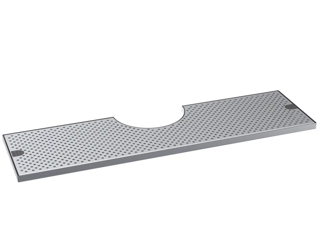 Krowne KDT-10X33S Drip Tray, 33"W X 10"D, with Notch To Sit Flush with Tower
