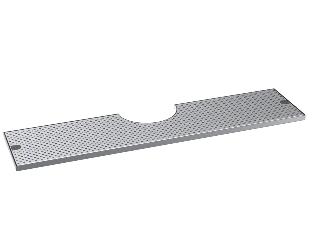 Krowne KDT-10X39S Drip Tray, 39"W X 10"D, with Notch To Sit Flush with Tower
