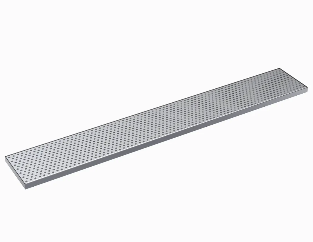 Krowne KDT-6X40S Drip Tray, 40"W X 6"D, Brushed Stainless Steel