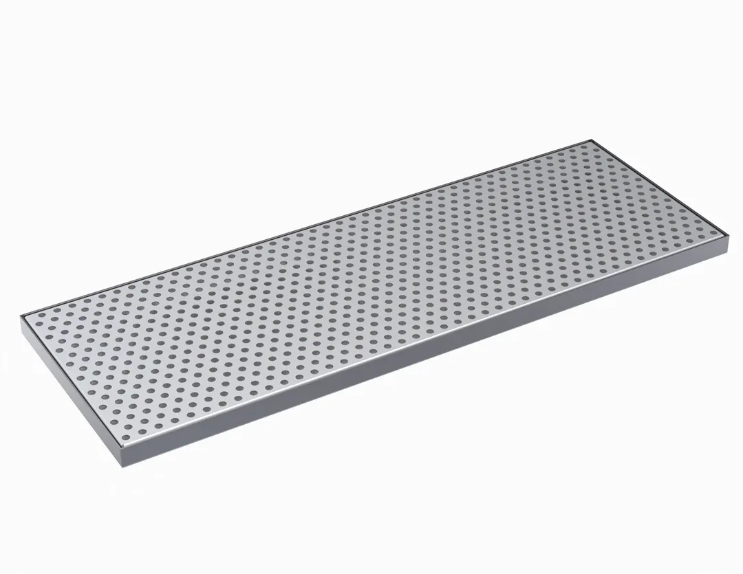 Krowne KDT-8X23S Drip Tray, 23"W X 8"D, Brushed Stainless Steel