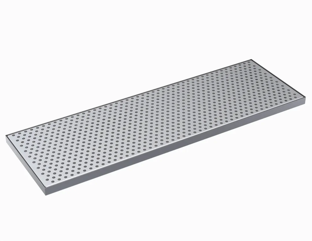 Krowne KDT-8X25S Drip Tray, 25"W X 8"D, Brushed Stainless Steel