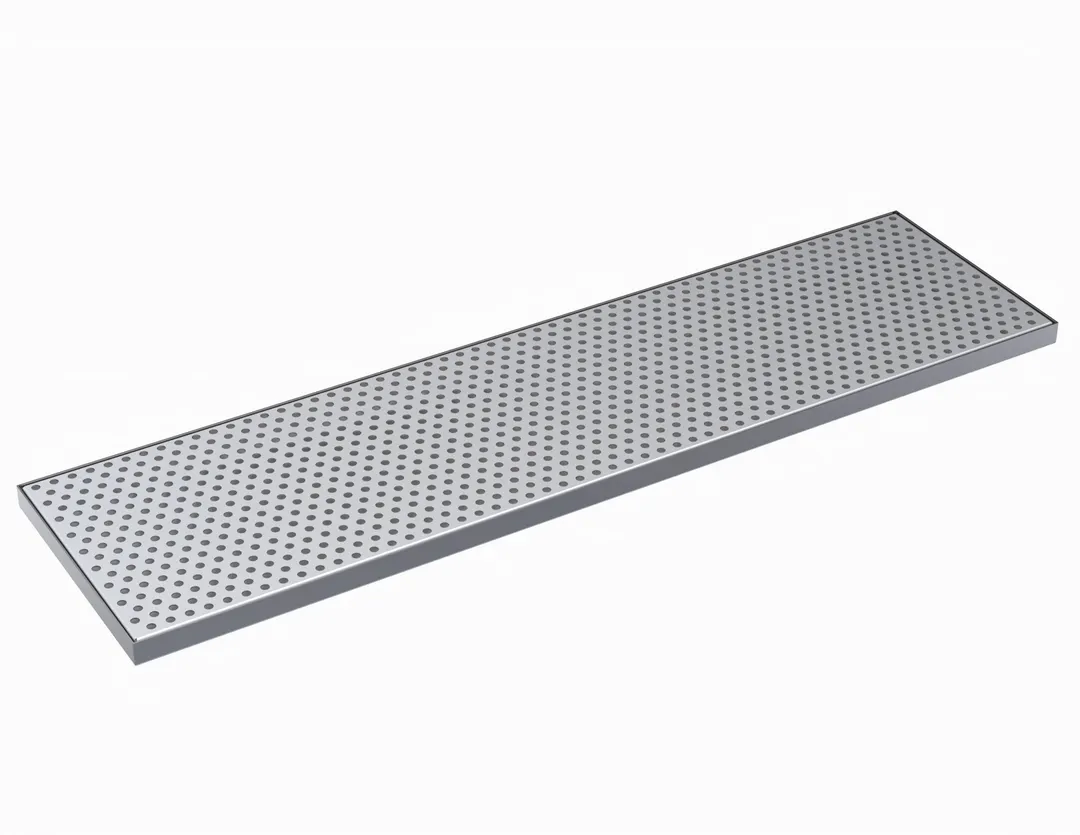 Krowne KDT-8X30S Drip Tray, 30"W X 8"D, Brushed Stainless Steel