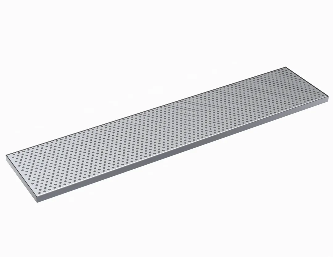 Krowne KDT-8X36S Drip Tray, 36"W X 8"D, Brushed Stainless Steel