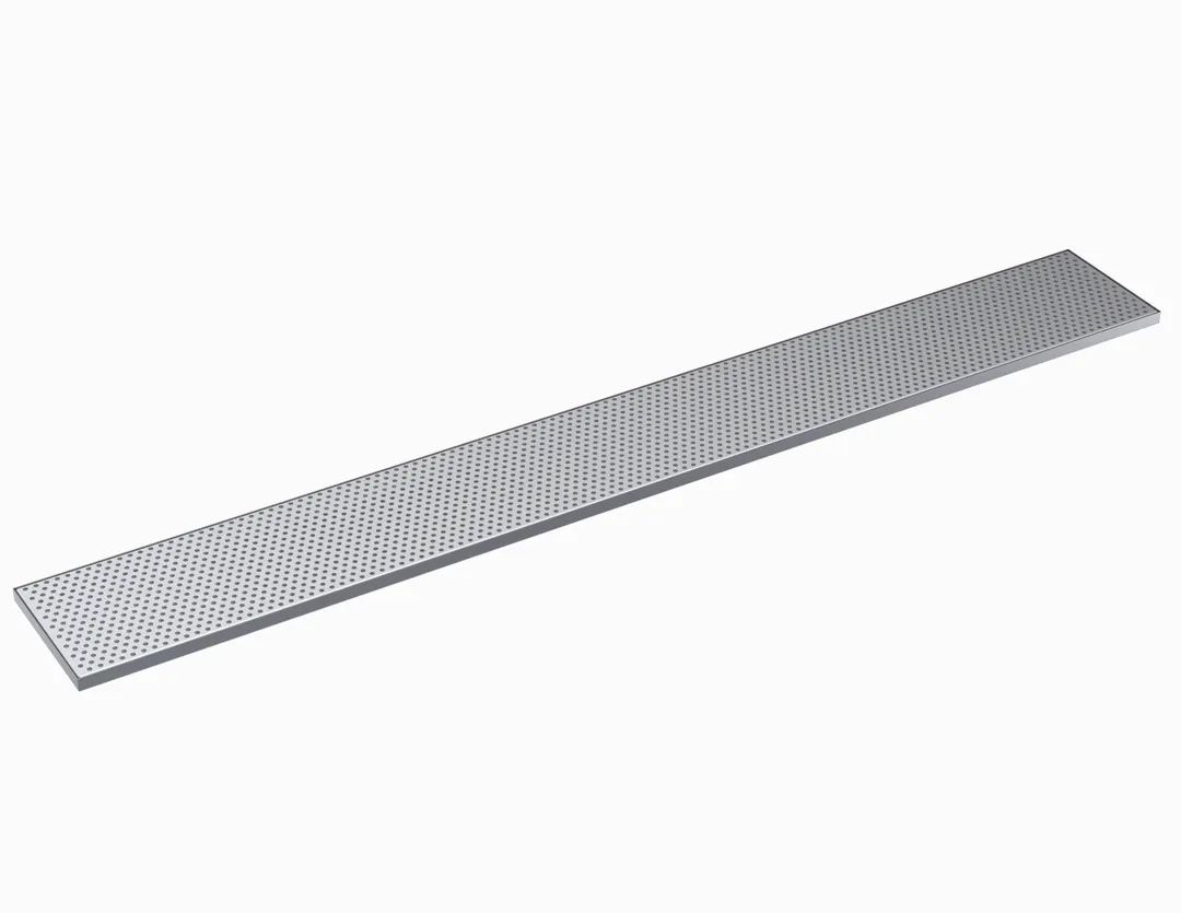 Krowne KDT-8X63S Drip Tray, 63"W X 8"D, Brushed Stainless Steel