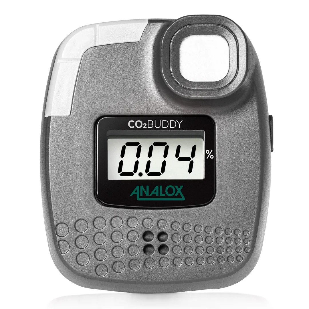 Krowne KLD-COB Analox CO2 Buddy Portable Alarm System, Compact 6" x 4" x 2" Unit, Leak Detection