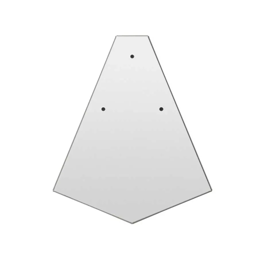 Krowne KR-DR45F Royal Series Corner Filler Grid, 45° S.Steel Angle, Joins Drink Rails in Bar Corners