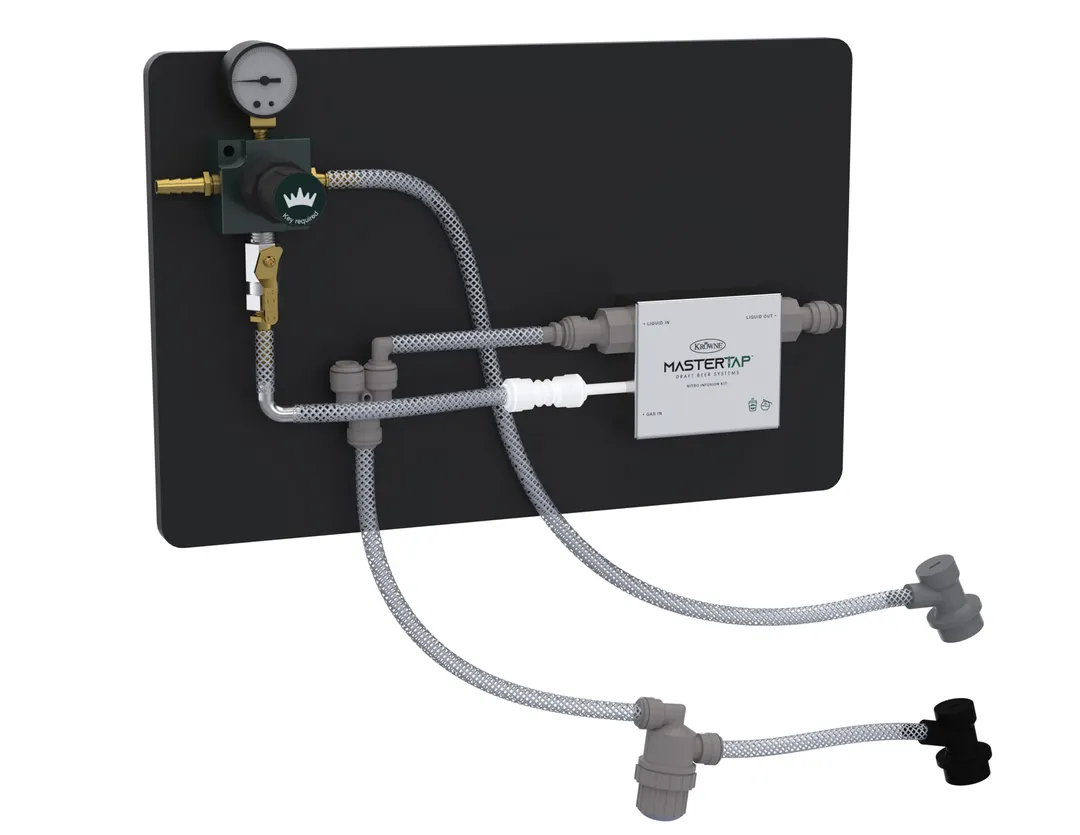 Krowne KR-INFUSION-KIT Nitro Infusion Kit – Nitrogen System for 5‑Gallon Cold Brew Dispensers