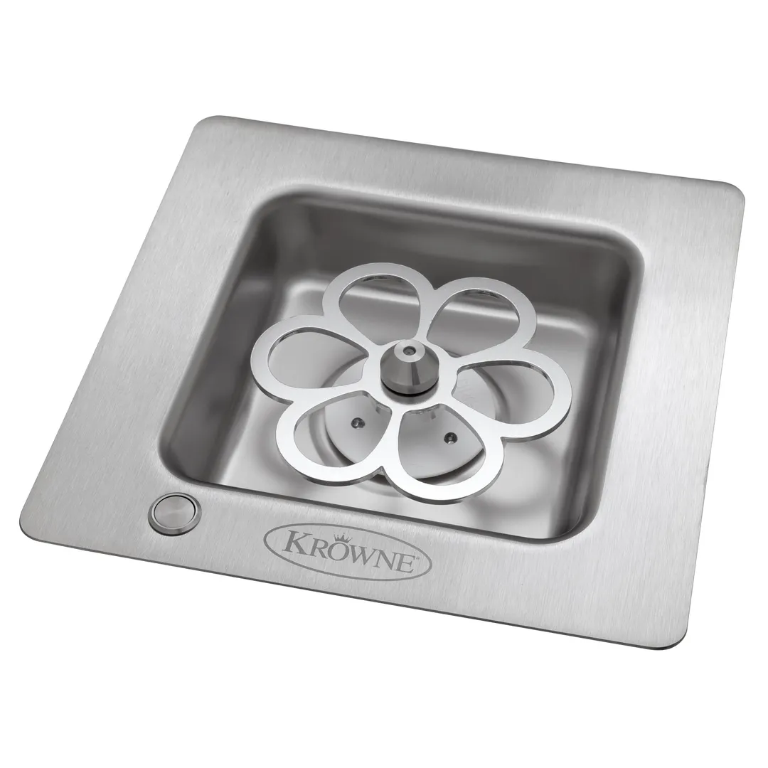 Krowne KR-LC2GF-E 8" Glass Sanitizer / Chiller, Extended Lines