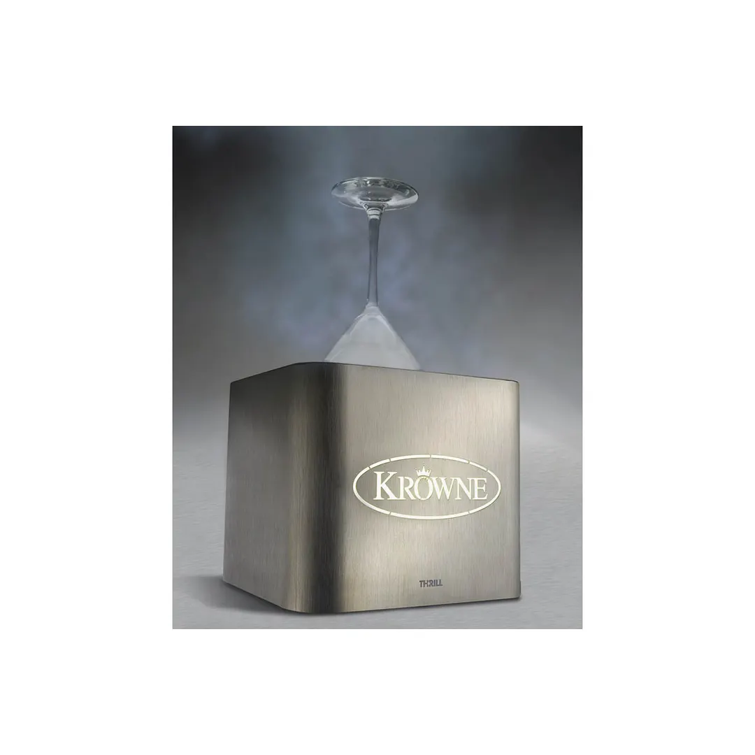 Krowne KR-LC2GF-TT-E 7.88" Glass Sanitizer / Chiller, Extended Lines