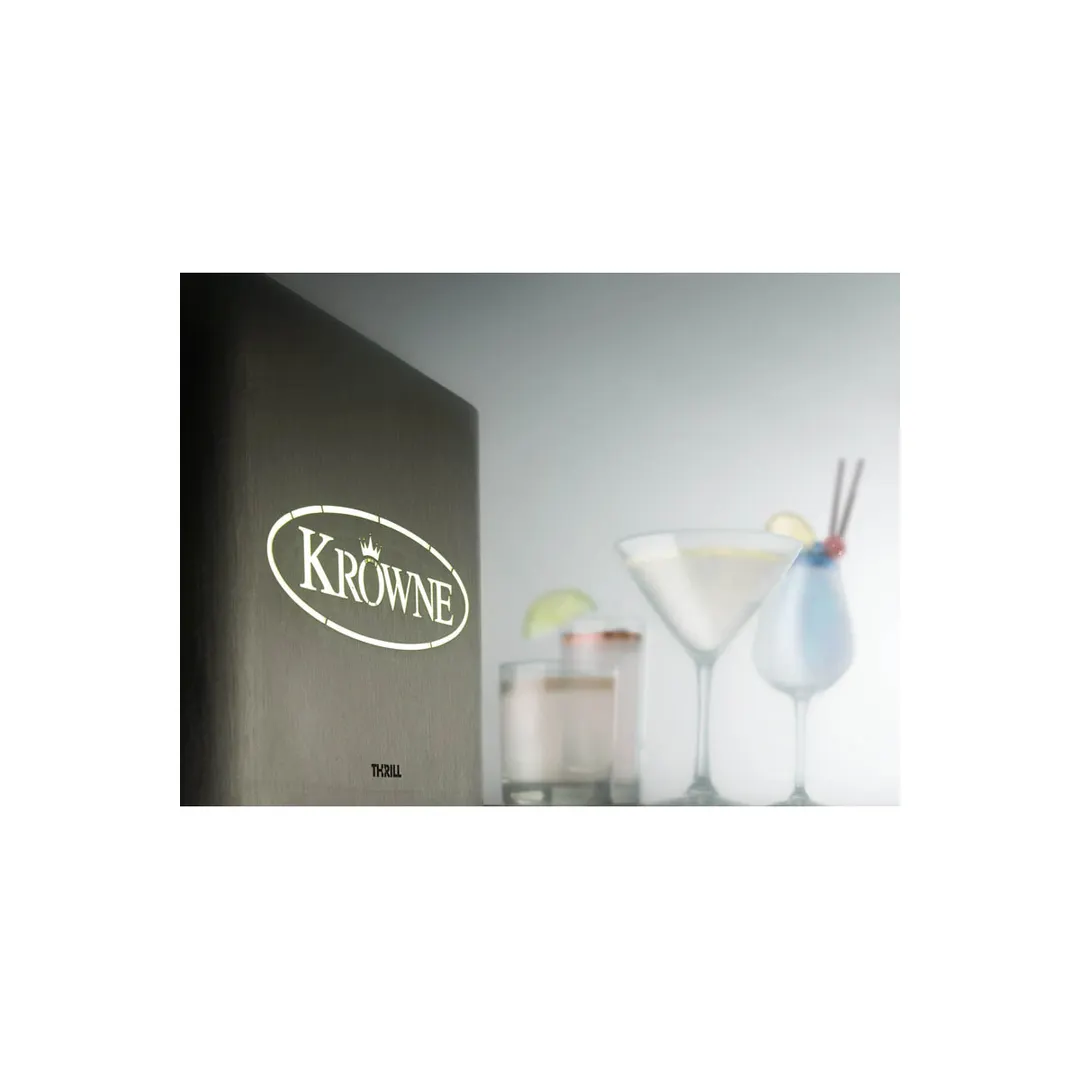 Krowne KR-LC2GF-TT-E 7.88" Glass Sanitizer / Chiller, Extended Lines