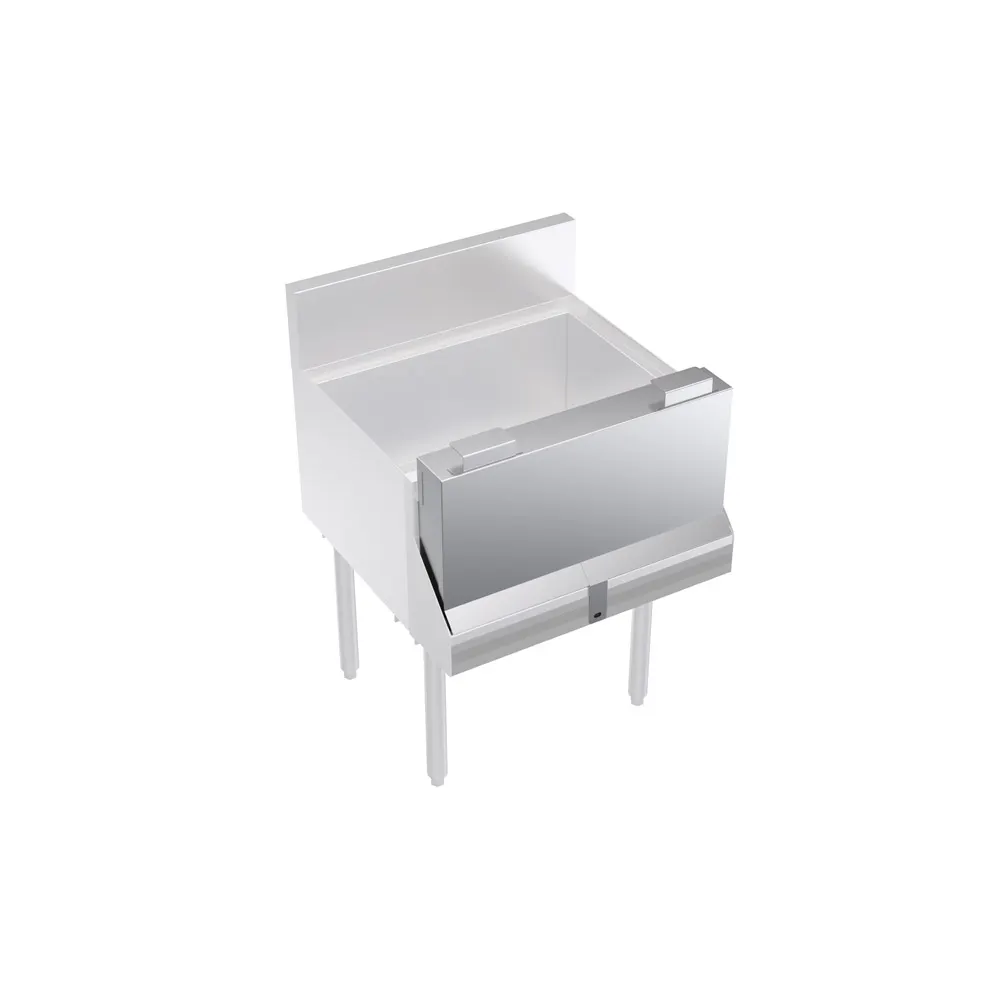 Krowne KR-SC24 Series Speed Rail Locking Cover, Single, 24" Width, 19"-24" Range, Stainless Steel