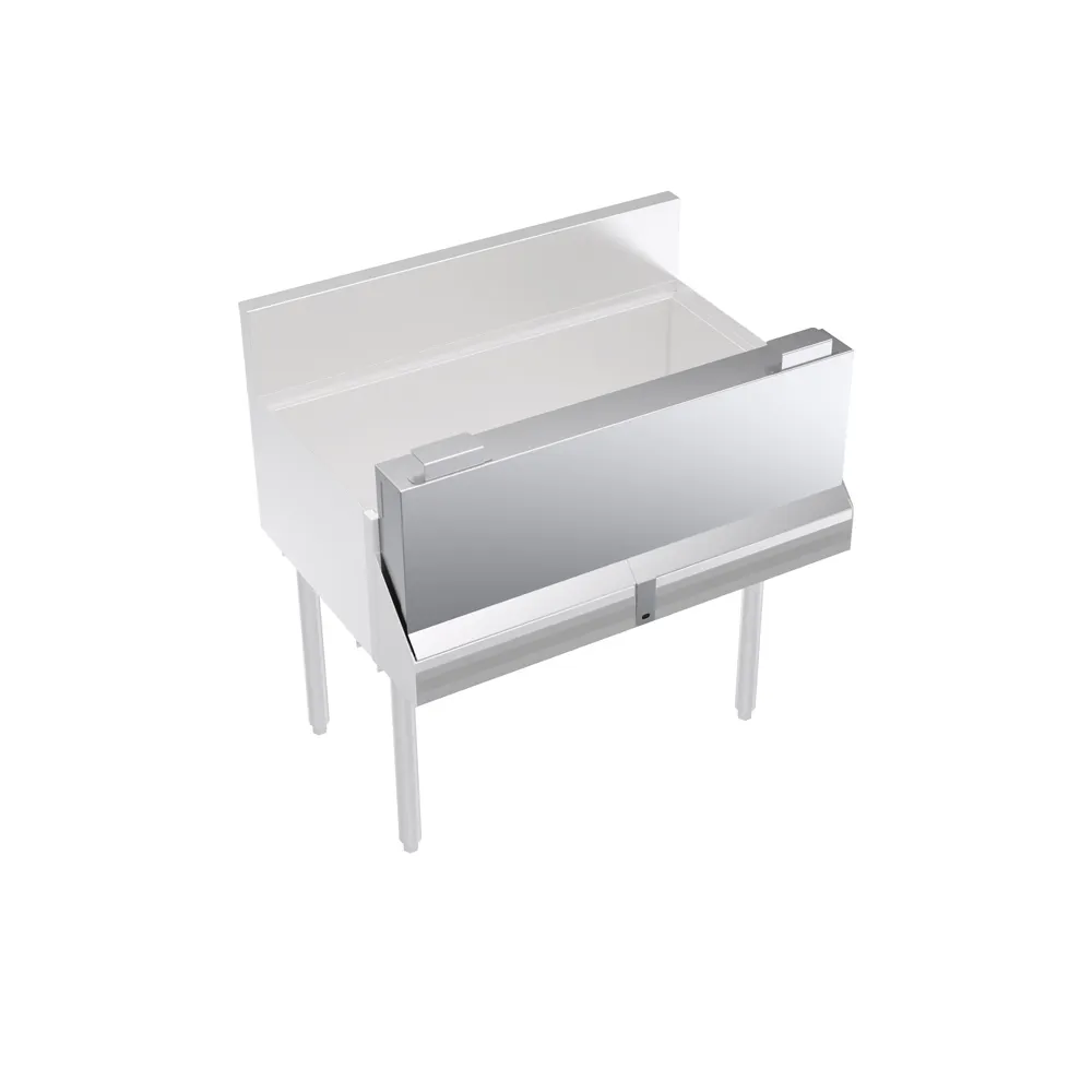 Krowne KR-SC34 Series Speed Rail Locking Cover, Single, 34" Width, 31"-36" Fit, Stainless Steel