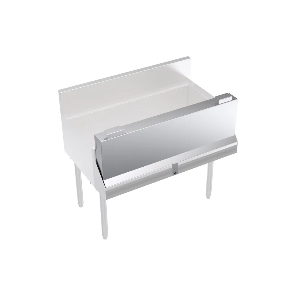 Krowne KR-SC38 Speed Rail Locking Cover, Single, 38" Width, 37"-42" Range, Stainless Steel