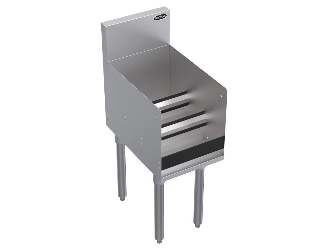 Krowne Metal KR19-12RD Underbar Bottle Storage Display Unit, 12"W x 19"D