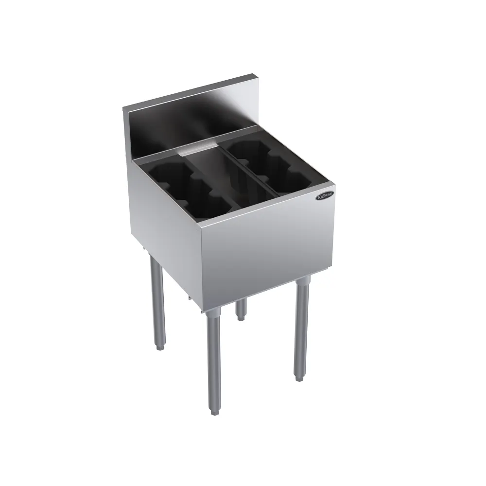 Krowne KR19-18-7 18" Underbar Ice Bin/Cocktail Unit w/ 55 lbs., 7-Circuit Cold Plate