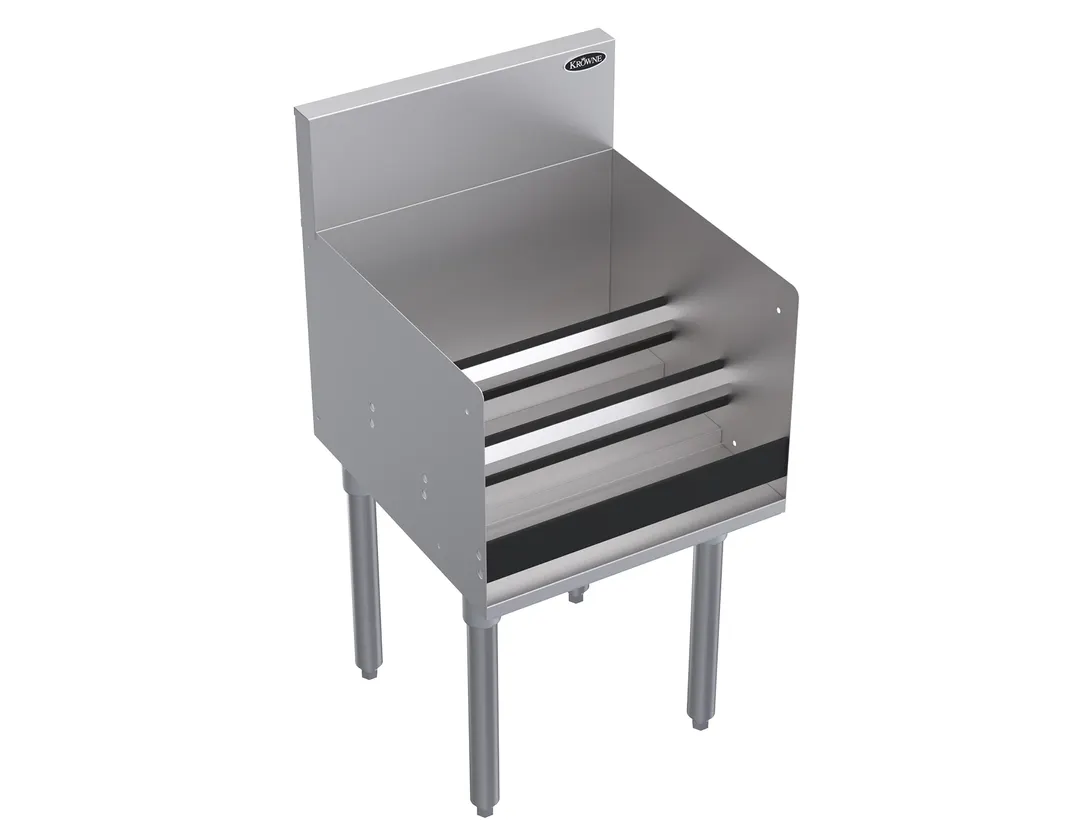 Krowne Metal KR19-18RD Underbar Bottle Storage Display Unit, 18"W x 19"D