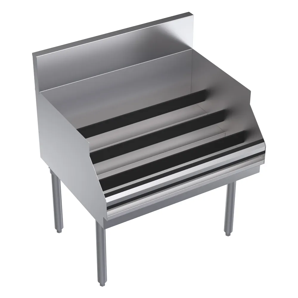 Krowne Metal KR24-30RD Underbar Bottle Storage Display Unit, 30"W x 24"D 