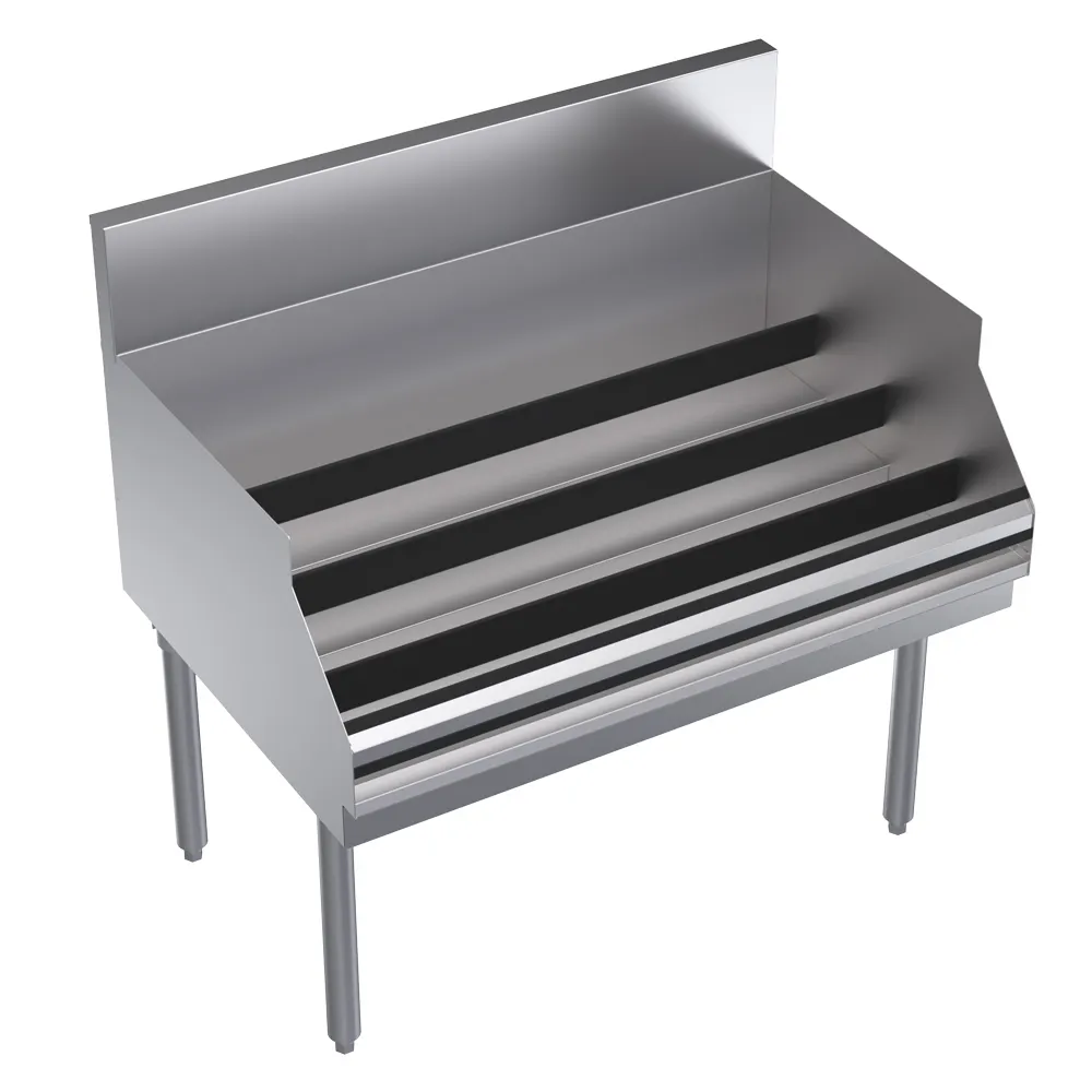 Krowne Metal KR24-36RD Underbar Bottle Storage Display Unit, 36"W x 24"D