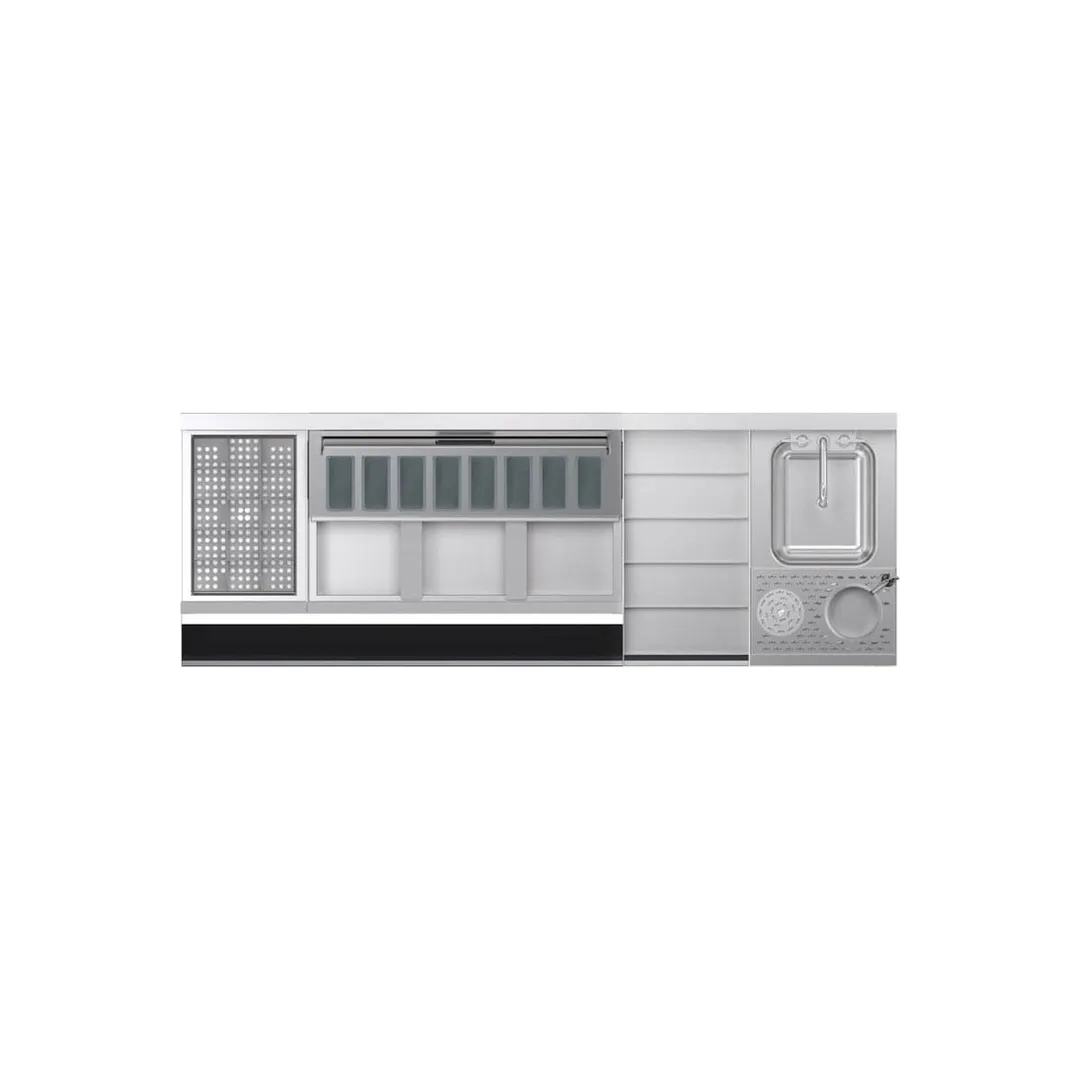 Krowne KR24-MX68A 68" Blender Station Underbar Ice Bin/Cocktail Station, 115 lbs / Center